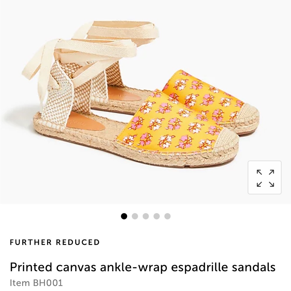 NWT J.CREW ESPADRILLE SANDALS